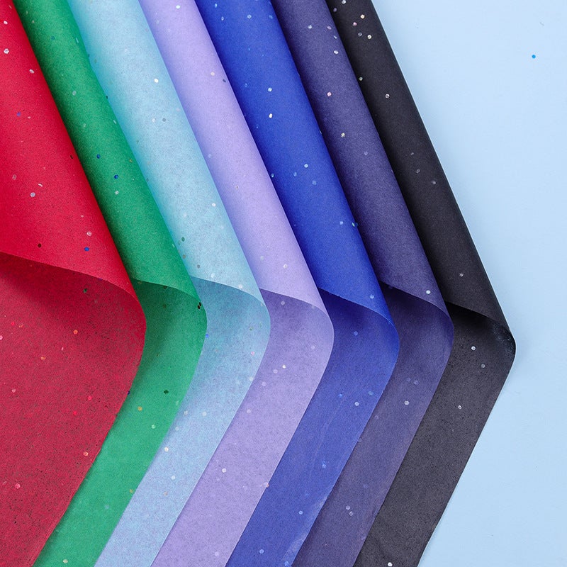 Laser Sequins Sydney Paper Floral Packaging Flowers Copy Color Bouquet Lining Paper 50*66Cm Flash - Image 4